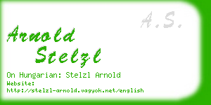arnold stelzl business card